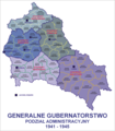 Generalgouvernement (podział admin.) 1941-1945