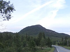 Le mont Adstock près de Saint-Daniel.