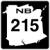 Route 215 marker