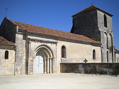 Die Ortskirche Saint-Sulpice in Saint-Sulpice-de-Mareuil