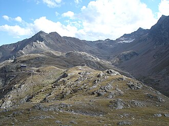 Passkamm des Timmelsjochs von Norden