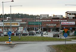 Ålidhems Centrum, norra entrén