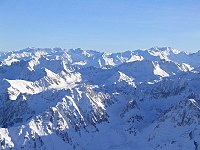 Centrala Pyrenéerna sett från toppen av Pic du Midi de Bigorre