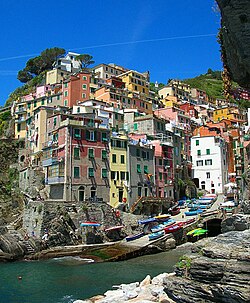 Riomaggiore látképe