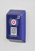 DB Touchpoint met QR-code voor mobiele apps