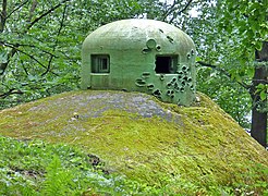 Cloche GFM au col de Guensthal, faisant partie du dispositif de la ligne Maginot.