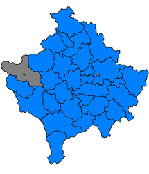 Peć – Mappa