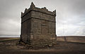 Rivington Pike, near Horwich, atop the West Pennine Moors, is one of the most popular walking destinations in the county; on a clear day the whole of the county can be viewed from here