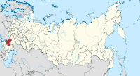 Die ligging van Rostof-oblast in Rusland.