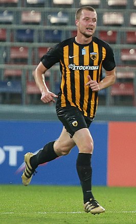 Johansson in 2017 als speler van AEK Athene