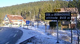 De Col du Bonhomme in januari 2009