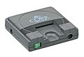 The PC Engine Core Grafx Console from the front right.