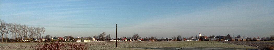 Panorama Lubrzy od strony południowej