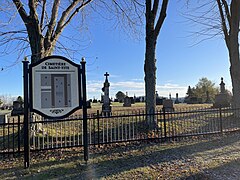 Cimetière de la paroisse catholique, boulevard Saint-Joseph, (Route 159)[27]