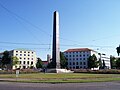 Obelisk am Karolinenplatz in München (1833)