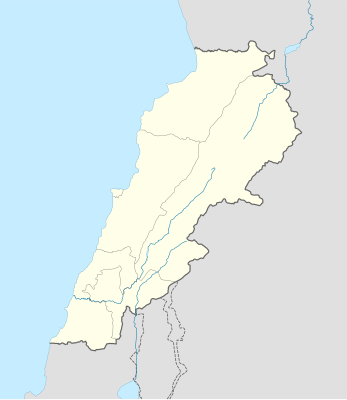 Mapa de localización Liban