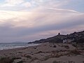 Spiaggia e torre di Manfria (Gela) al tramonto