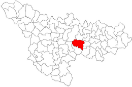 Racovița – Mappa