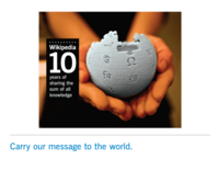 Photo: Wikipedia's 10th Birthday Anniversary