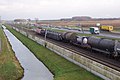 De Betuweroute nabij het dorp Dodewaard (Neder-Betuwe)