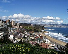 Vue de Reñaca.