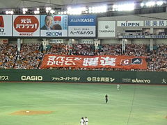 A celebration for awarding the National Honor Award served to Shigeo Nagashima, former stars and manager for long period, in Tokyo Dome, May 2013.