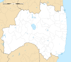 Ubadō Station is located in Fukushima Prefecture