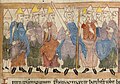 Image 14Anglo-Saxon king with his Witan. Biblical scene in the Old English Hexateuch (11th century) (from History of England)