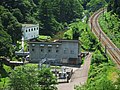 Station électrique sur la rivière Ikejiri.