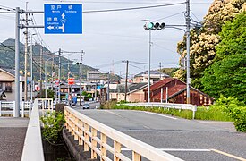 桑野町中野（国道195号那賀町側から）