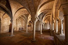 Sala capitular del Monasterio de Veruela