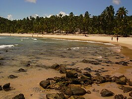 Het strand Prainha in de gemeente Itacaré