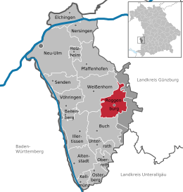 Roggenburg - Localizazion