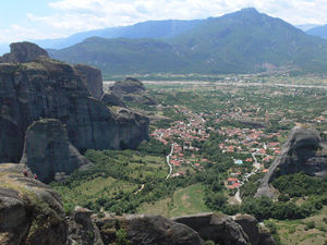 Le meteore viste da Kalambaka