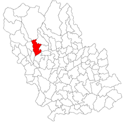 Location in Prahova County