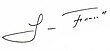 Signature de Leonel Fernández Reyna