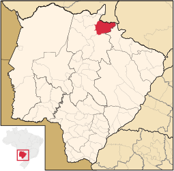 Alcinópolis – Mappa