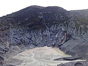 Tangkuban Perahu, fotograferad från ovan.