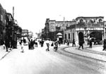 Telefonnaya Street with pharmacy on the right, early 20th century