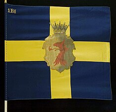 Fana m/1886, för Södra skånska infanteriregementets 1:a bataljon