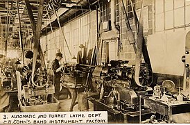 Automatic and turret lathe department