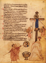 Folio 67r des Chludow-Psalters