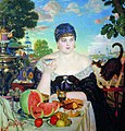 Kustodiev: A esposa do mercador