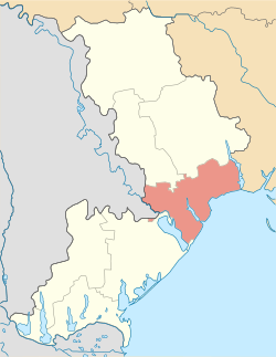 Location of オデーサ地区