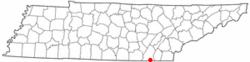 Location of East Brainerd, Tennessee