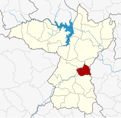 แผนที่จังหวัดขอนแก่น เน้นอำเภอบ้านแฮด