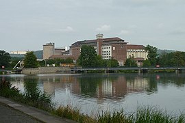 Passerelles de l'île Vilgrain, sur la Meurthe et sur le canal des Grands Moulins