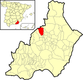 Localisation de Lúcar