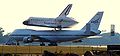 Atlantis at a refuel stop at Offutt Air Force Base, Omaha, Nebraska