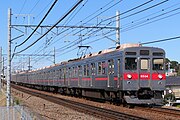 8634F 「TOQ-BOX号」虹色装飾・ステッカー撤去後 （2021年3月14日 つくし野駅 - すずかけ台駅間）